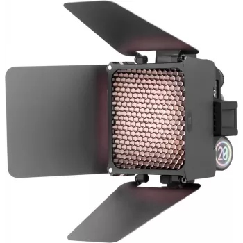 Zhiyun M20 Combo 20W bi-color LED-videolys-sæt med RGB, ministativ, diffuser, grid, barndoors