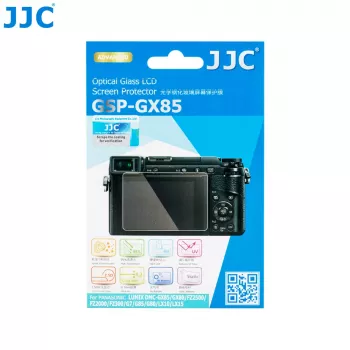 JJC panserglas af hærdet glas til Panasonic Lumix GX80 GX85 FZ2000 FZ2500 G7 FZ300 G80 G85 LX10 LX15 – 9H hårdhed, 0,3 mm, 3,0