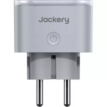Jackery Smart Plug med energiovervågning, 16A, Wi-Fi, type F Schuko, kompatibel med Alexa og Google Assistant
