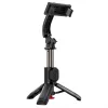 ACEFAST E42 selfie-stick-stativ med automatisk stativ og Bluetooth-fjernudløser, 63 cm, sort