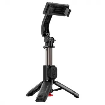 ACEFAST E42 selfie-stick-stativ med automatisk stativ og Bluetooth-fjernudløser, 63 cm, sort