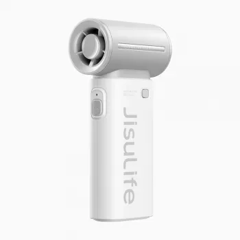 JISULIFE håndventilator Life9 3600mAh bærbar USB-ventilator med powerbank - grå