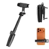 ULANZI mini selfie-stick-stativ med Bluetooth-fjernudløser til smartphones, sort