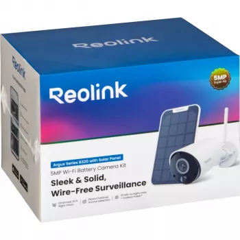 Reolink Argus Eco B320 5MP trådløst overvågningskamera med solpanel