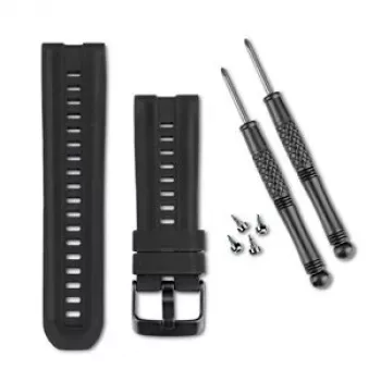 Garmin QuickFit 26 armbånd til tactix, Fenix 7X, Enduro, Descent Mk2 - sort silikone
