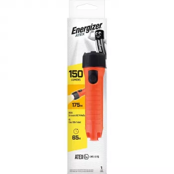 Energizer Mine Safety ATEX 2D Lommelygte - Eksplosionssikker LED, 150 Lumen, gul