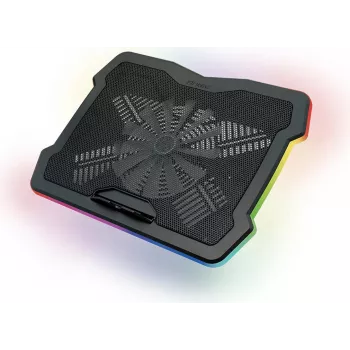 Antec HyperFlow RGB Notebook Cooling Pad for Laptops up to 17.3 inch with Dual 140mm Fans