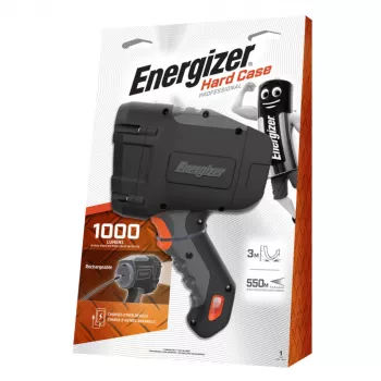 Energizer akku-søgelampe 1000 lumen med hardcase
