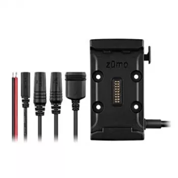 Garmin motorcykelholder til zumo 590LM & 595LM med blankt strømkabel