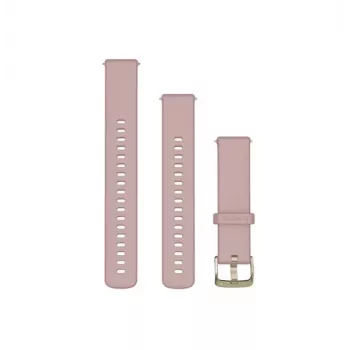 Garmin Quick Release 18 mm silikone-armbånd til ure, Powder Pink, 010-13256-03
