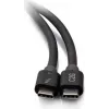 C2G 2,5 fod Thunderbolt 4 USB-C-kabel - 40Gbps, 100W PD, 8K, sort