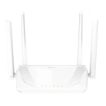 D-Link AX1500 Wi-Fi 6 dual-band gigabit-router med OFDMA, MU-MIMO, beamforming, WPA3, 4 gigabit LAN-porte, Smart Connect, forældrekontrol, QoS, gæstenetværk, IPv6, access point-tilstand, sort