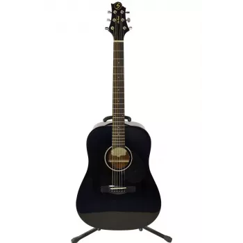 Samick D-1 BK dreadnought akustisk guitar - sort