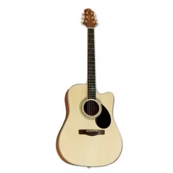Samick GD-100SC NS Dreadnought Cutaway akustisk guitar - natur satin