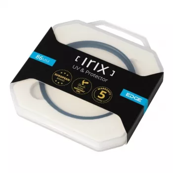 Irix Edge UV Protector SR 55mm superresistent optisk glasfilter med 16-lags belægning, slank eloxeret aluminiumsramme, >99,5 % lystransmission