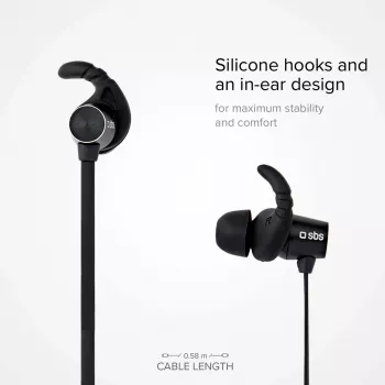 SBS TEEARBT501K trådløse Bluetooth in-ear-hovedtelefoner med mikrofon, sort