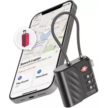 SBS bagagelås med FindMy (TEFINDLOCK)