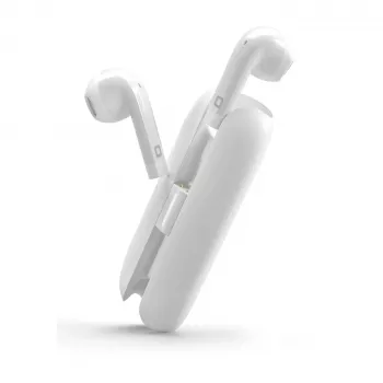 SBS Nu Blade True Wireless-høretelefoner (TWS), hvid (TEEARTWSBLADEBTW)