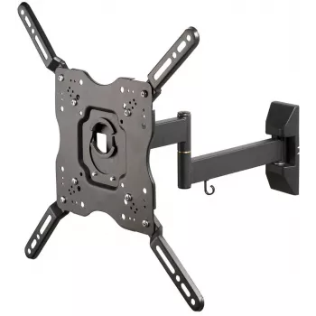 Vivanco Full Motion TV-vægbeslag til 32-55 inch skærme op til 35 kg, VESA 400x400, vipbar & drejbar, sort