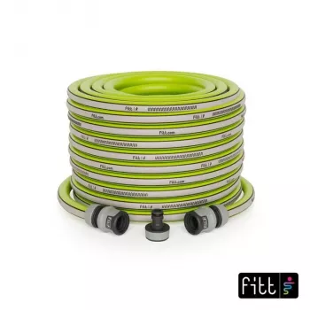 NO NAME Kiuma Lime 1/2 inch 20 m haveslange - 5-lags PVC, NTS Anti-Torsion, 20 bar spræktryk, UV- og algebestandig, phthalatfri