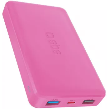 SBS TTBB10000FASTP 10000mAh powerbank, pink