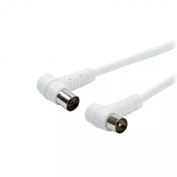 Vivanco antennetilslutningskabel, SAT, 3 m, hvid