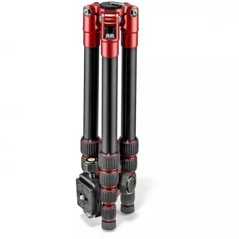 Manfrotto Element Traveller 5-sektion aluminiumstativ med kuglehoved, rød