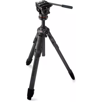 Manfrotto ONE kulfiberstativsæt med 500X fluidhoved (MKONEC-500X)