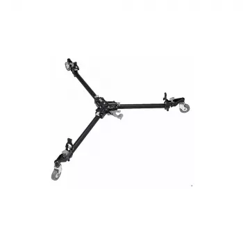 Manfrotto 181B Folding Auto Dolly with Brakes, 25kg Load, Aluminium