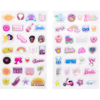 Kodak x Barbie dekorativt stickersæt, over 50 stickers (RODB2X3SCAM)