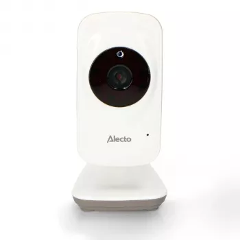 Alecto DVM71CAM ekstrakamera til DVM71 babyalarm - 2,4 GHz FHSS, nattesyn, tovejskommunikation, temperatursensor, hvid