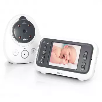 Alecto DVM-77 video-babyalarm med 2,8-tommers farvedisplay