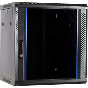 DSIT 12U Wall-Mount Server Cabinet with Glass Door 600x450x634 mm