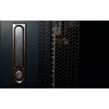 DSIT 42U 19 inch Server Rack Cabinet with Perforated Front Door 600x600x2000mm Black