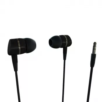 Vivanco VVEARSOLIDSOUNDK in-ear-hovedtelefoner med mikrofon, 3,5-mm-jack, afbalanceret lyd med kraftig bas, sort