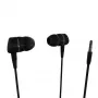 Vivanco VVEARSOLIDSOUNDK in-ear-hovedtelefoner med mikrofon, 3,5-mm-jack, afbalanceret lyd med kraftig bas, sort
