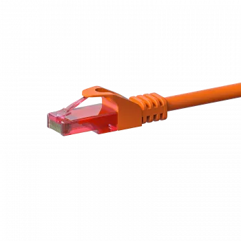 DSIT CAT6 U/UTP Network Patch Cable, 0.50 m, Orange, 100% Copper, RJ45