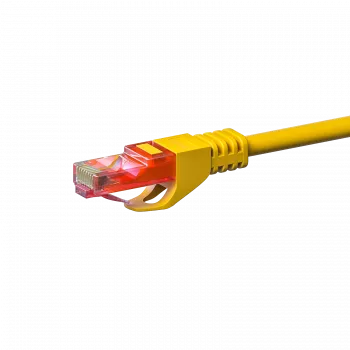 DSIT CAT6 U/UTP Network Patch Cable, 2m, Yellow, 100% Copper, RJ45, 250 MHz, Gigabit Ethernet (DC-67-020)