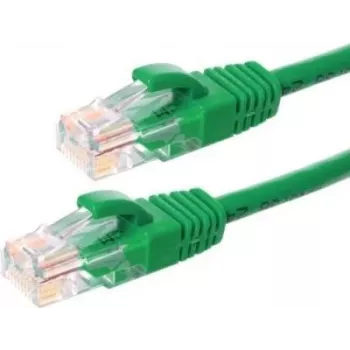 DSIT CAT6 U/UTP Ethernet-patchkabel, 20 m, grøn, 100% kobber, RJ45, snagless, Gigabit