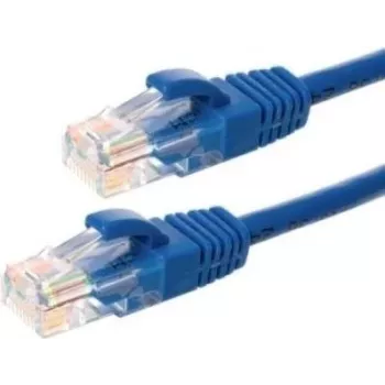 DSIT CAT5e netværkskabel U/UTP 0,25 m blå 100% kobber