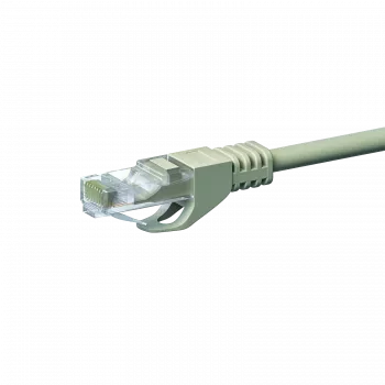 DSIT CAT5e Network Cable U/UTP 0.5m Grey 100% Copper RJ45
