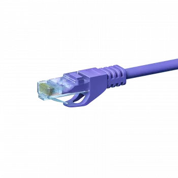 DSIT CAT5e netværks-patchkabel, U/UTP, 3 m, violet, 100% kobber (DC-58-030)