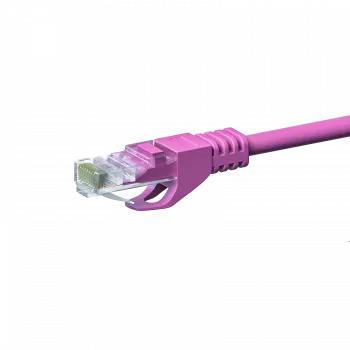DSIT CAT 5e U/UTP Network Cable, 10 m, Pink, CCA, RJ45, Gigabit Ethernet