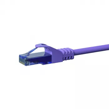 DSIT CAT6a netværkskabel 100% kobber U/UTP 0,50 m violet (DC-U6A8-005)