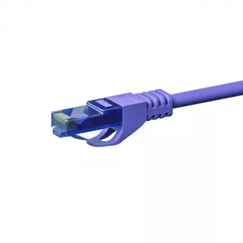 DSIT CAT6a netværkskabel 100% kobber U/UTP 0,50 m violet (DC-U6A8-005)