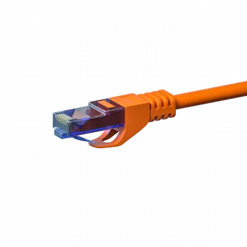 DSIT CAT6a netværkskabel 100% kobber - U/UTP - 1 meter - orange (DC-U6A6-010)