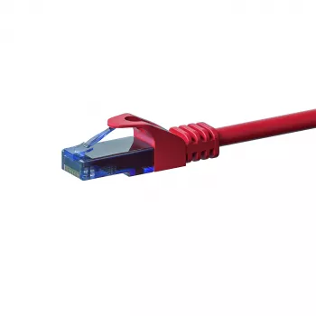 DSIT CAT6a U/UTP netværks-patchkabel, 100 % kobber, 30 m, rød