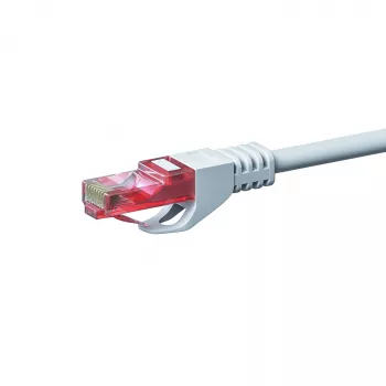 DSIT CAT6 U/UTP Gigabit Ethernet-patchkabel, 0,15 m, hvid, 100 % kobber, RJ45, 250 MHz, PVC-kappe