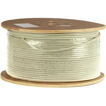 DSIT CAT6A SFTP 500 m installationskabel med massiv leder - LSZH B2ca - blå