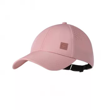 BUFF Summit Cap Solid Powder S/M - Løbehue af genanvendt polyester med UPF 50+